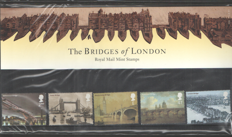 (image for) 2002 Bridges of London Royal Mail Presentation Pack 338